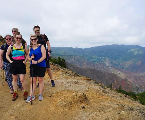 St Helena fam trip 2024 scenic hiking