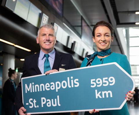 Aer Lingus is heading back to Minneapolis-St Paul