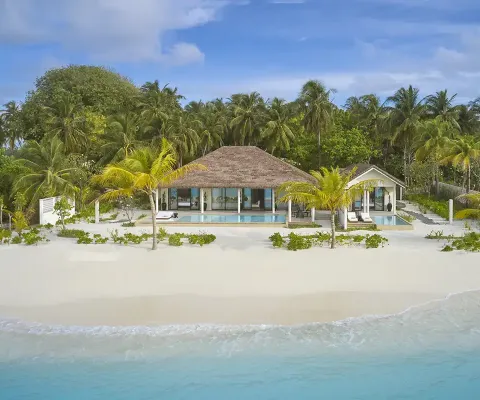 A two-bedroom Residence with two beach pools at Villa Haven 