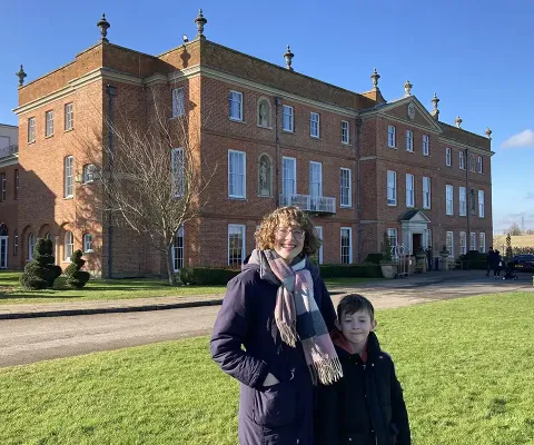 TTG Luxury's Charlotte at Four Seasons Hotel Hampshire with her family