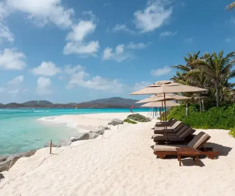 Necker Island main beach