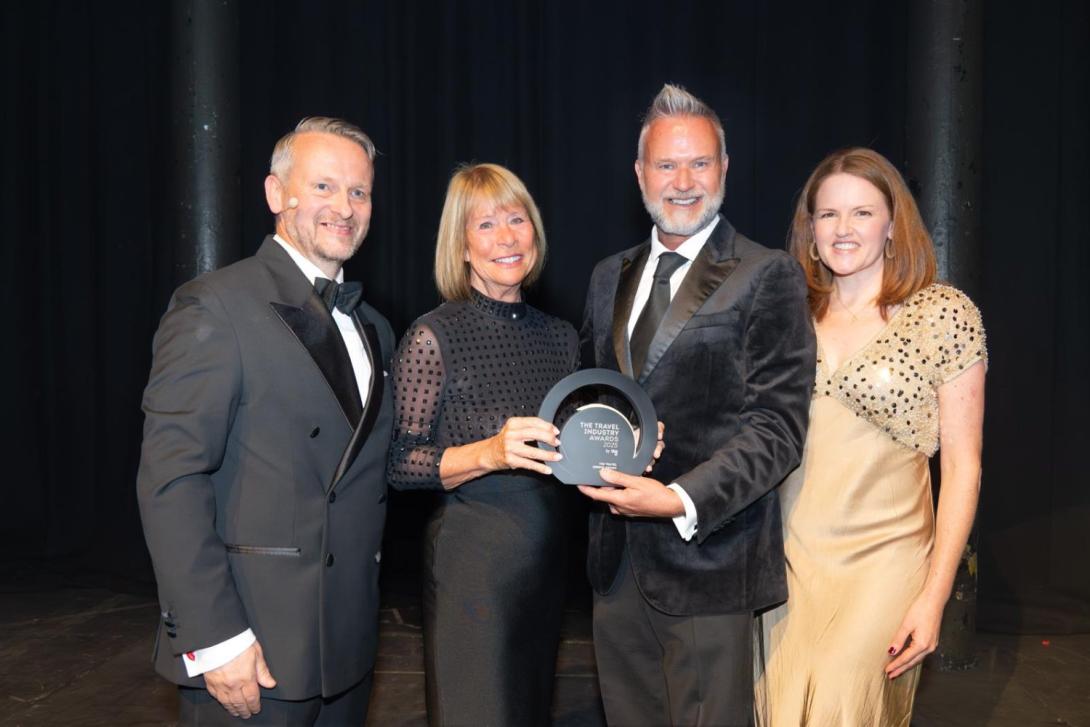 Dame Irene Hays was bestowed The Travel Legend Award