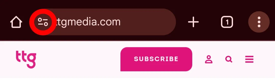 Android Chrome settings