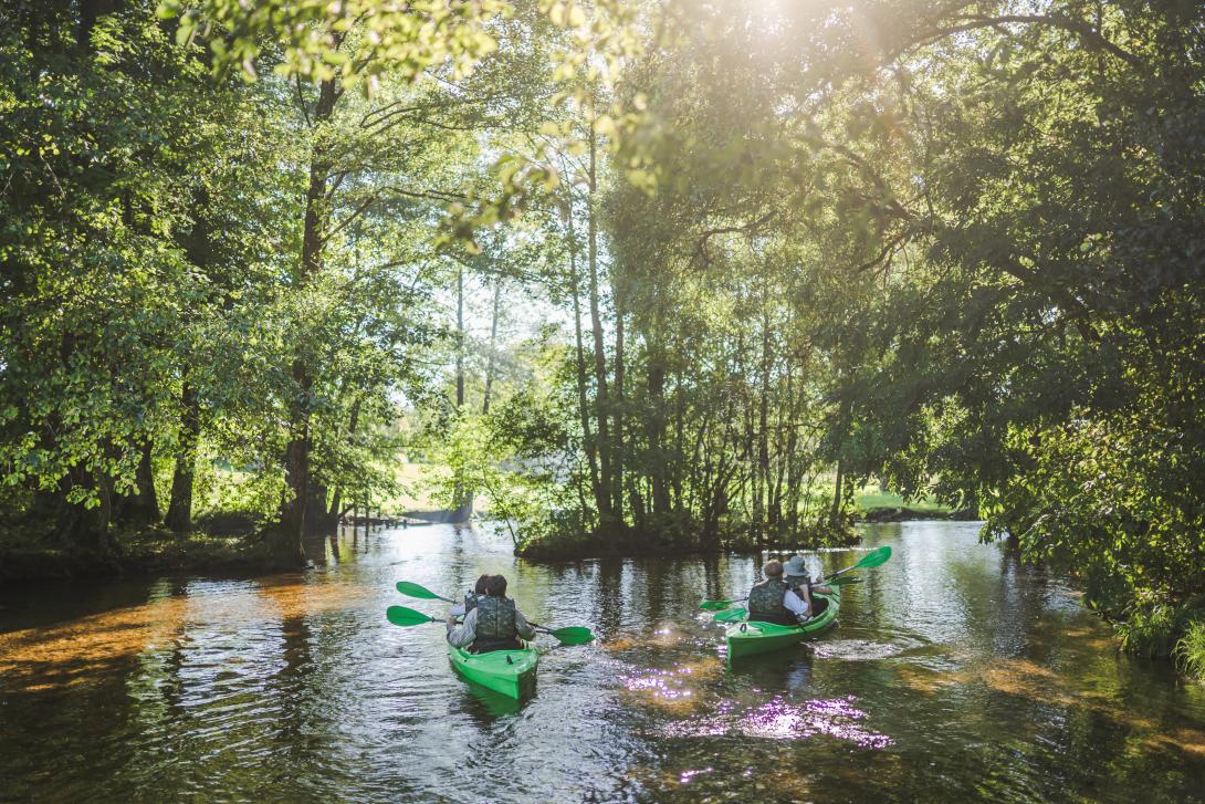 Kayaking in Aukstaitija national park