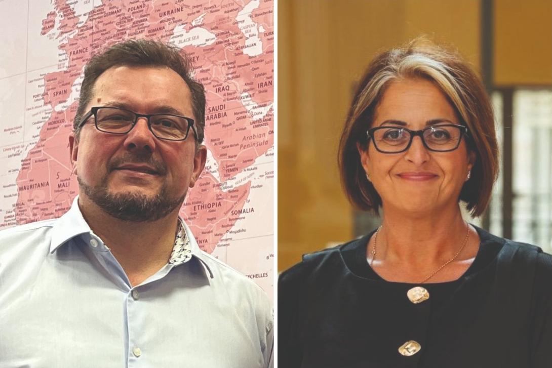 Beverley Travel's Karl Douglas and Advantage chief Julia Lo Bue-Said