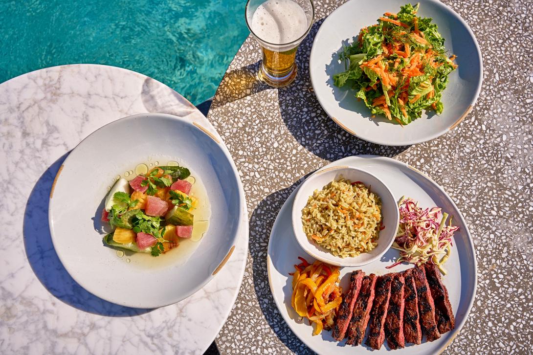 At Sandals Saint Vincent customers can enjoy delicious dishes from the Parisol beach club