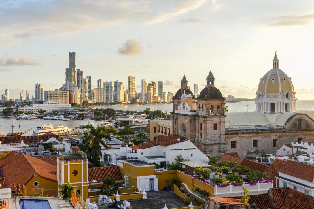 Sunset in Cartagena