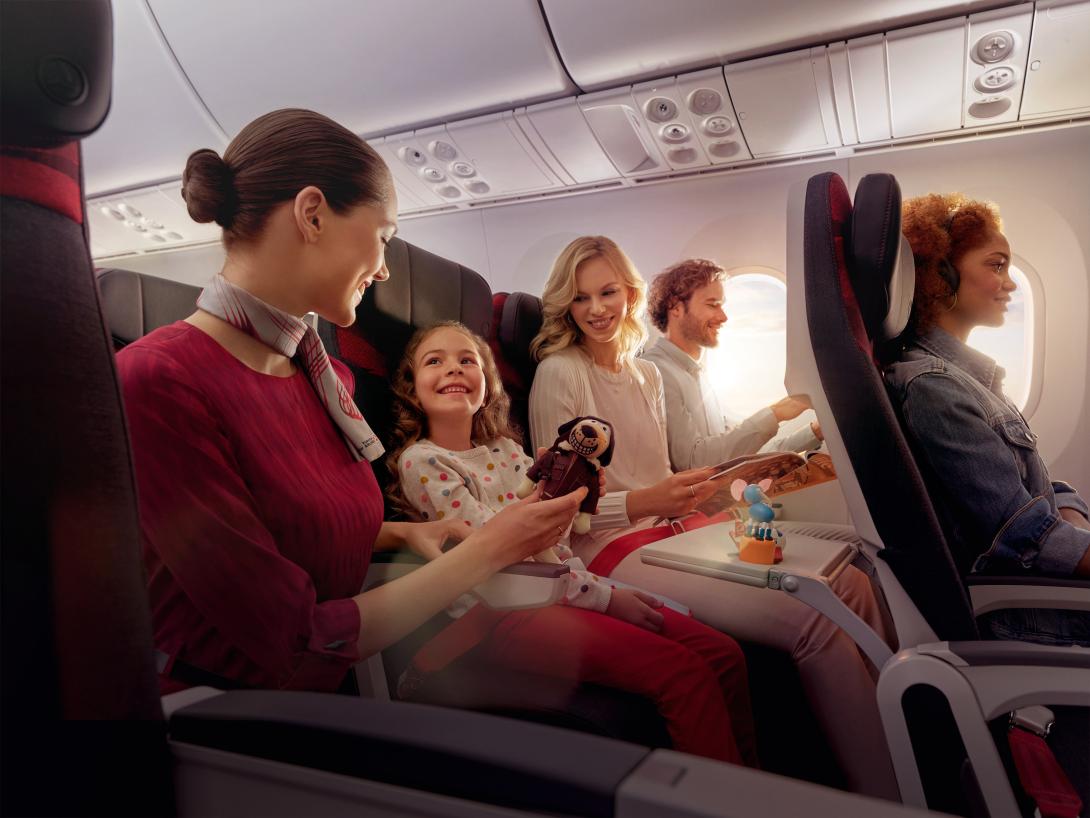 Turkish Airlines service in economy