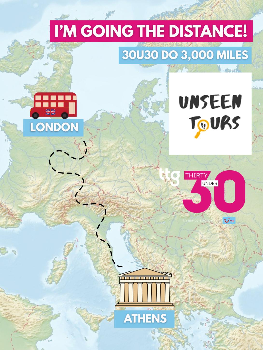 TTG's 30 Under 30 will run, walk, cycle and swim 3,000 miles in support of Unseen Tours