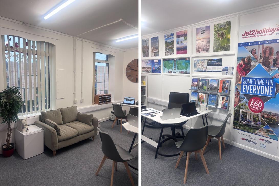 Interior shots of Pebbleshore Travel agency Interior shots of Pebbleshore Travel agency