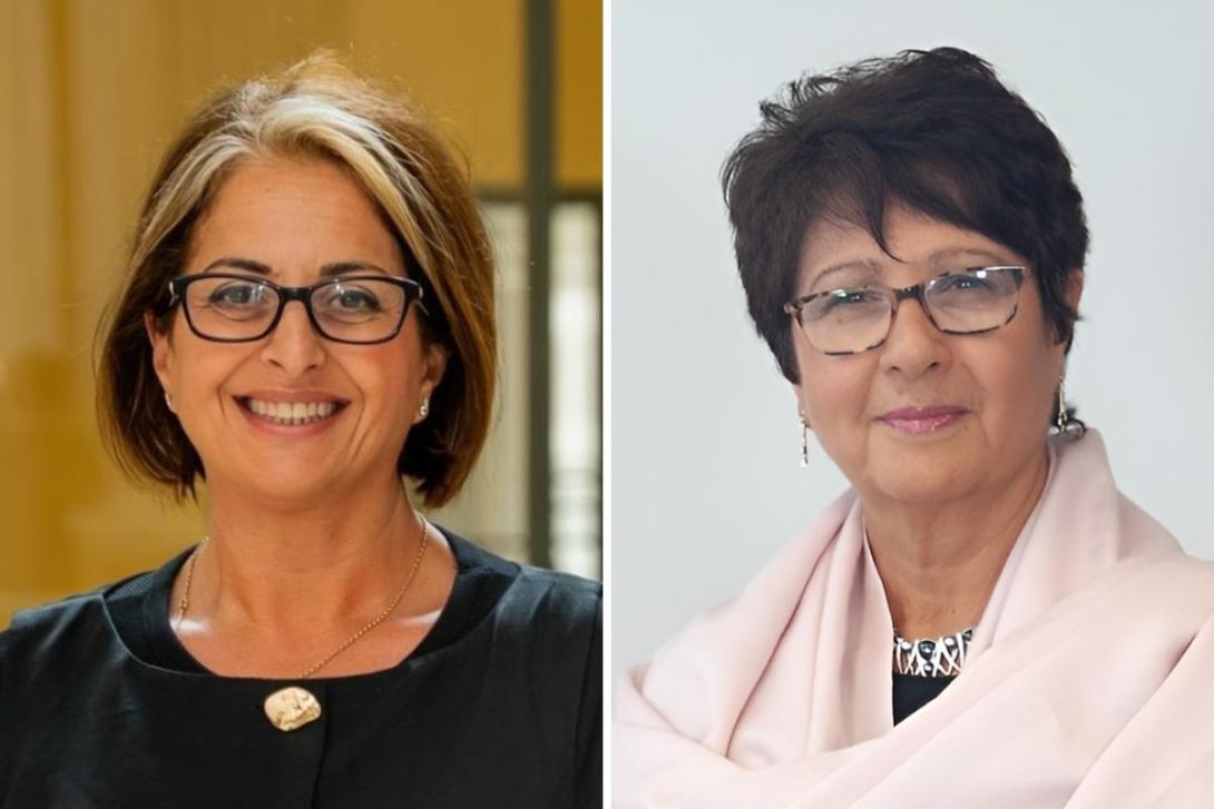 Advantage Travel Partnership Chief Executive Julia Lo Bue-Said (left) and InteleTravel UK and Ireland Managing Director Tricia Handley-Hughes (right)