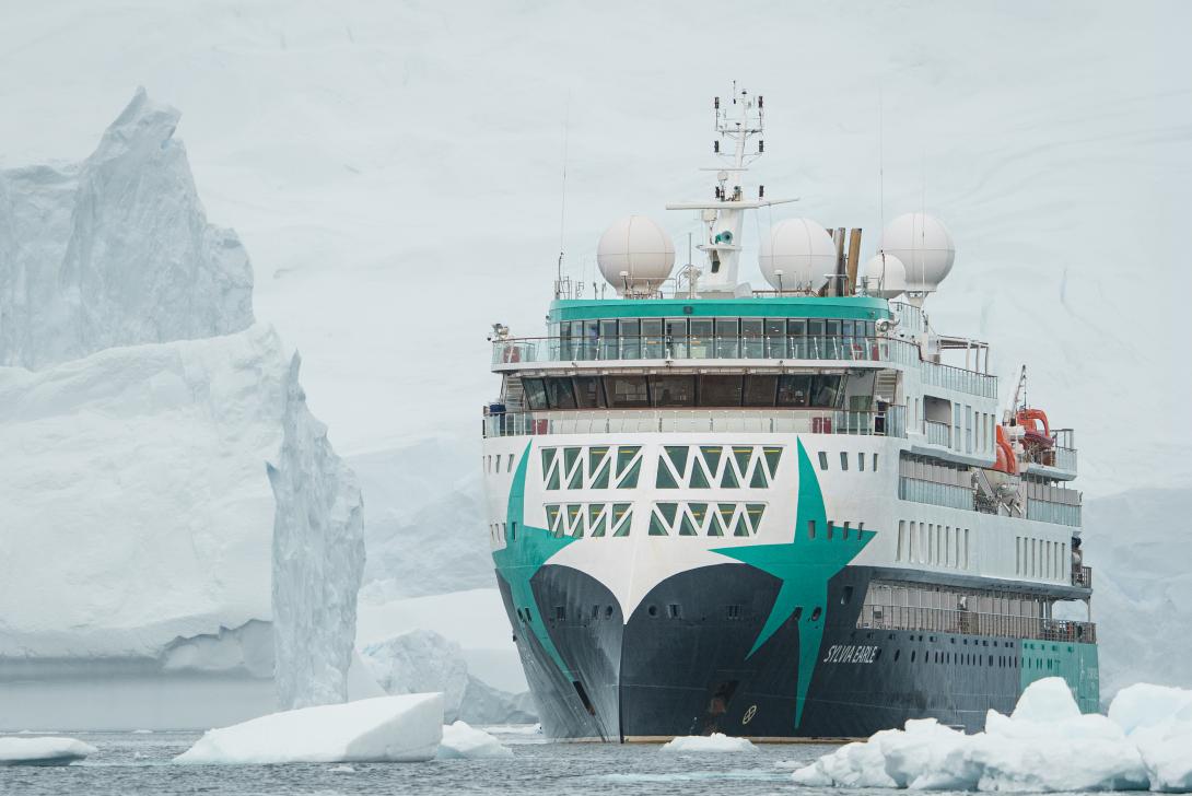 AE Expeditions ship Sylvia Earle cruising the Arctic AE Expeditions ship Sylvia Earle cruising the Arctic