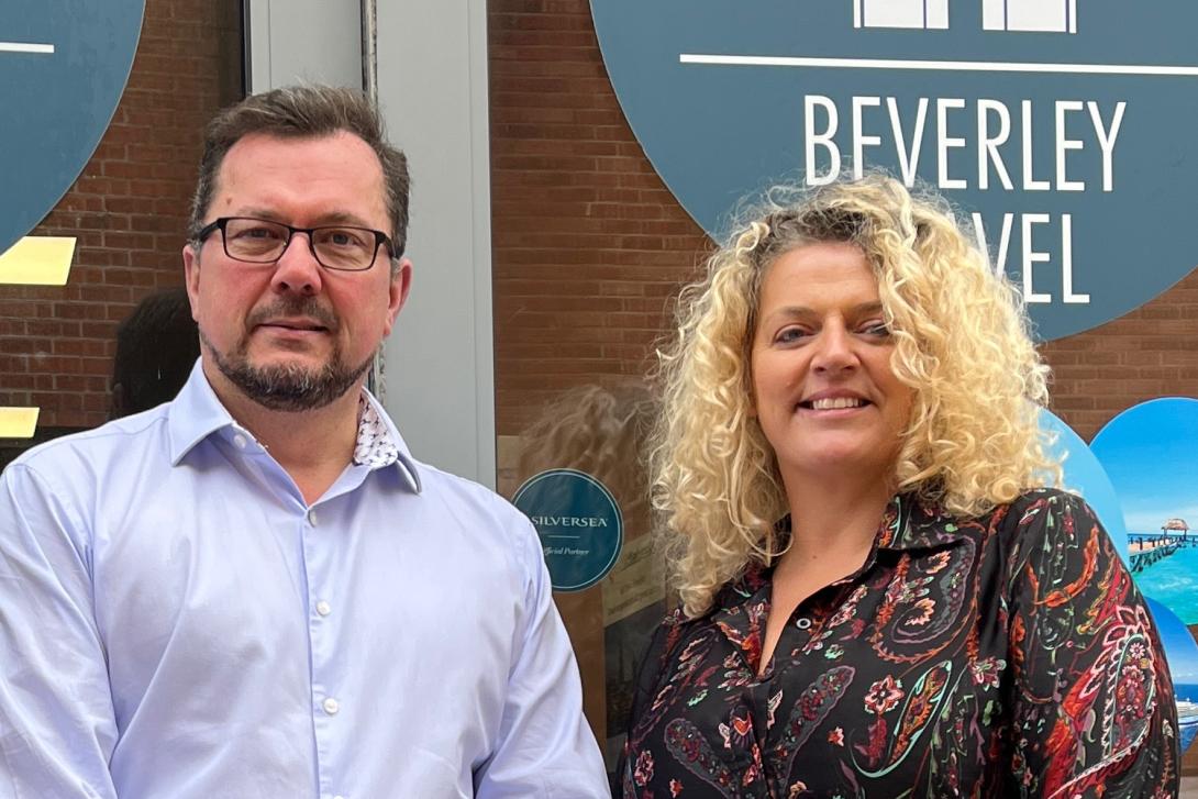 Beverley Travel co-owners Karl Douglas and Kelly Cheesman