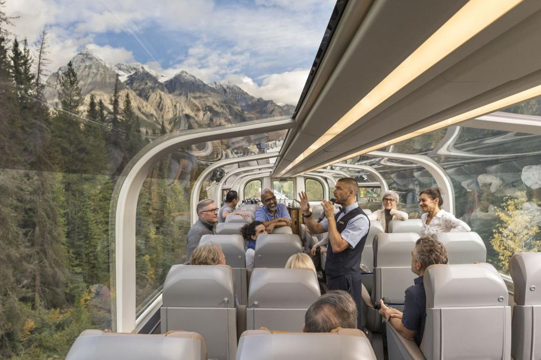 Guests on the Rocky Mountaineer