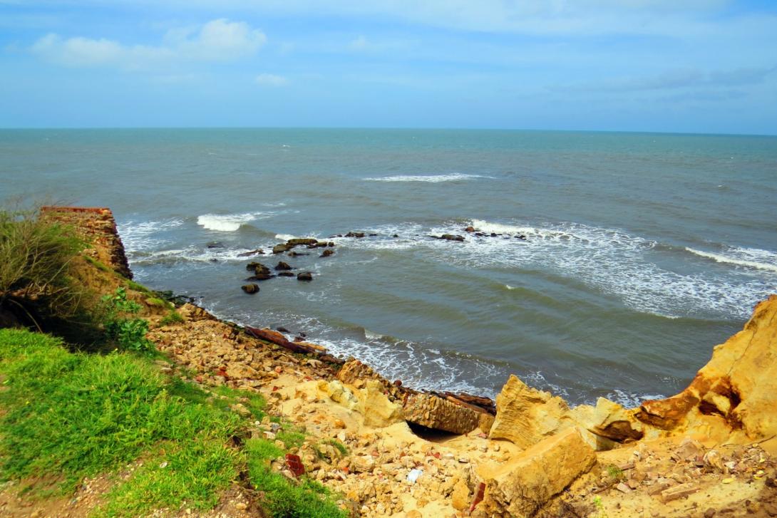 A rugged beach in Colombia