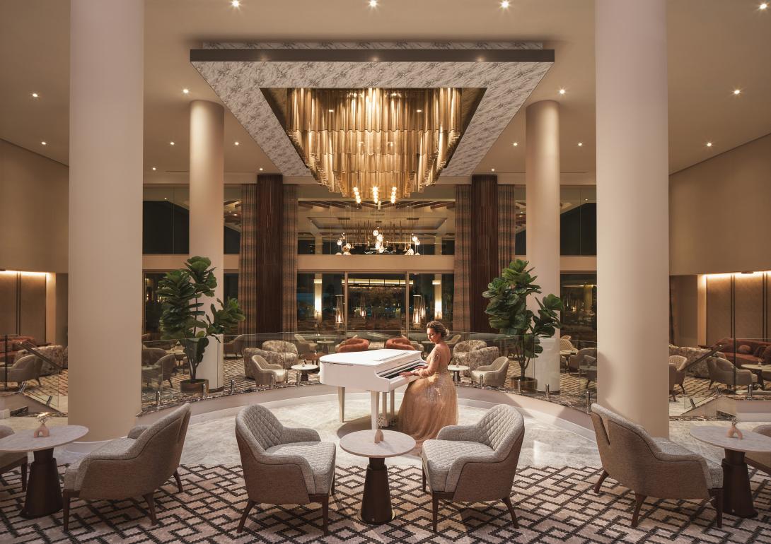 The new-look Grand Lobby