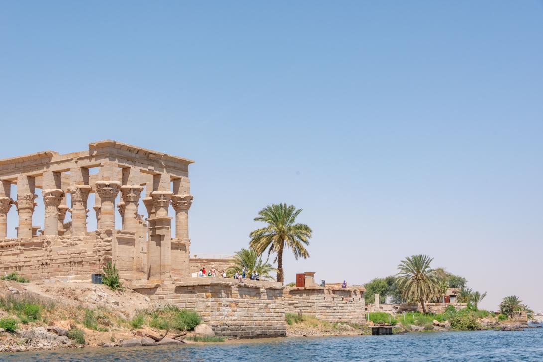Visitors exploring in Egypt