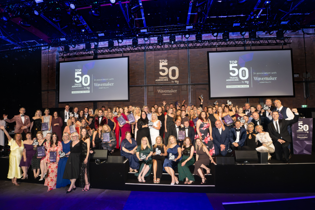 Top 50 2026 all winners on stage