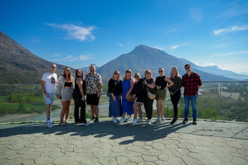 Newmarket Holidays Albania fam trip view from Berat Castle