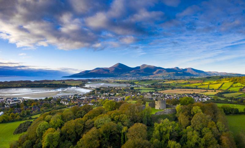 Dundrum Castle in County Down