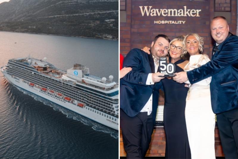 Oceania Cruises' Vista ship and Josh Cotton