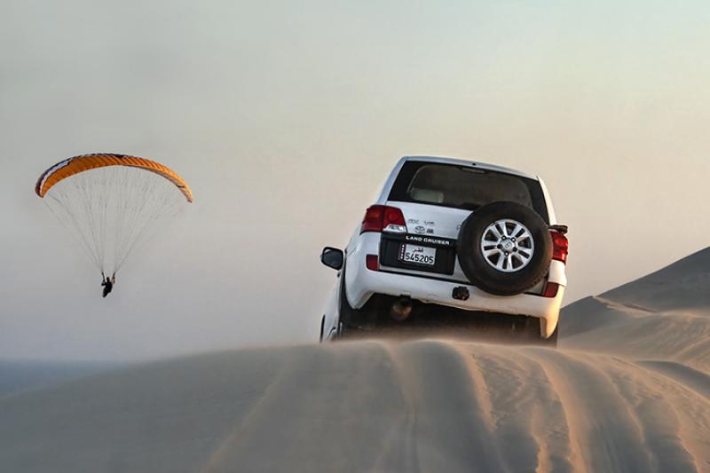 3. Drive over the dunes
