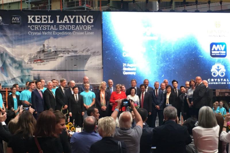 Merkel: Endeavour 'bodes well' for German shipbuilding