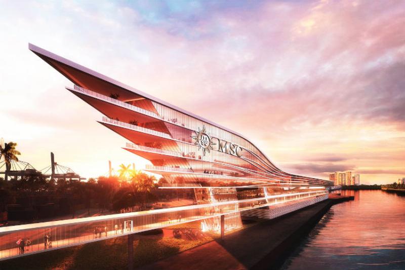 First look at MSC's new PortMiami facility