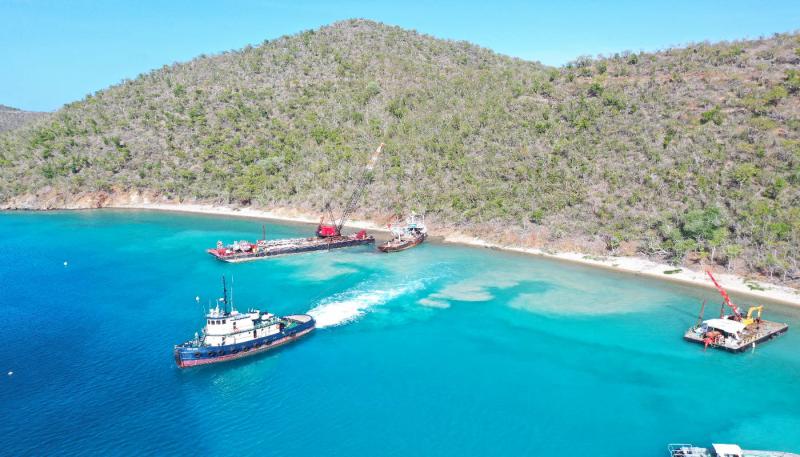 Wreck-dive in the BVIs