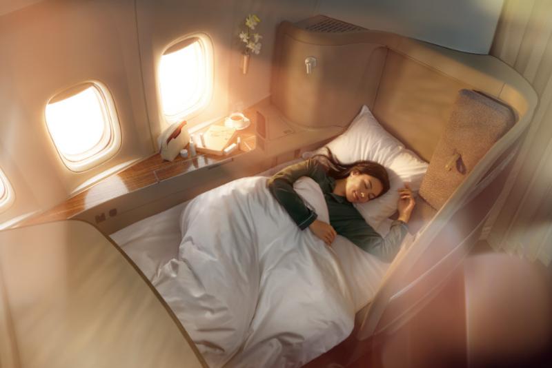 Cathay Pacific has enhanced its bedding options for first and business class