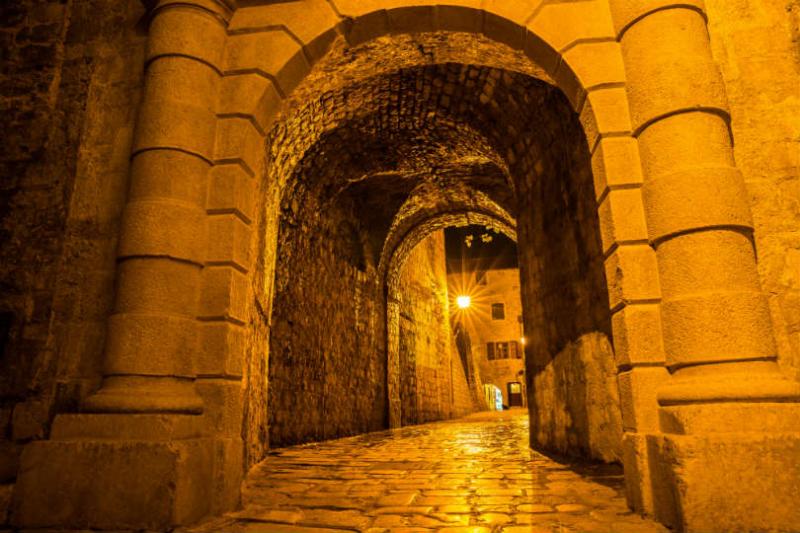 The stone walls of Kotor’s Old Town