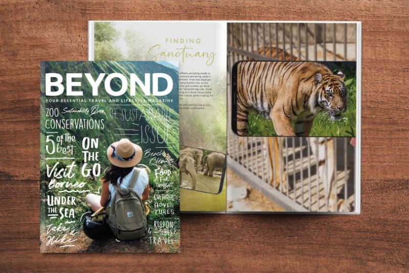 The Global Travel Group offers its members this Beyond magazine, three times a year