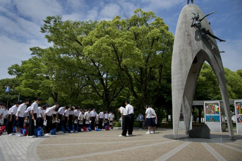 More than 60,000 people died instantly when a nuclear bomb hit Hiroshima