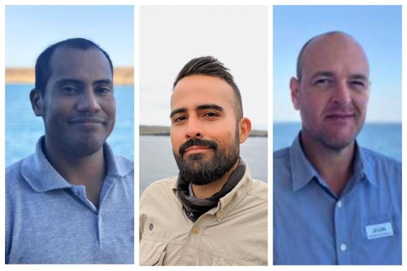 Galapagos Islands Expedition Team: Jeffo Marquez, Bernardo Galvez, Jason Heilmann.