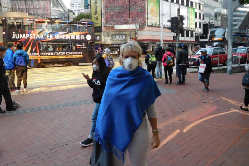 Sara Macefield in Hong Kong