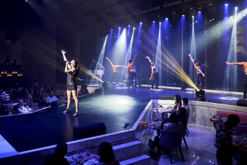 Chic Cabaret at the TRS Coral Hotel in Costa Mujeres, Mexico