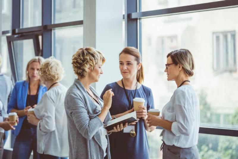 Women, gender pay gap, business, meeting iStock-1095887596