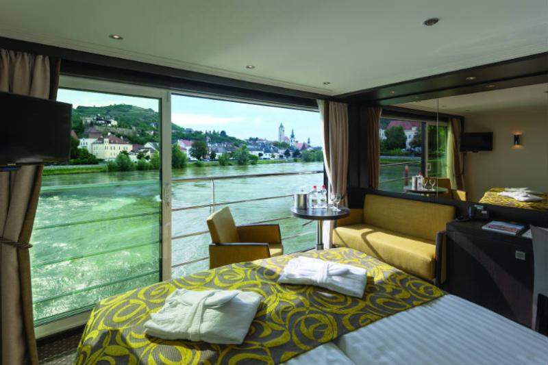 A cabin onboard Avalon Waterways Active & Discovery's sailing