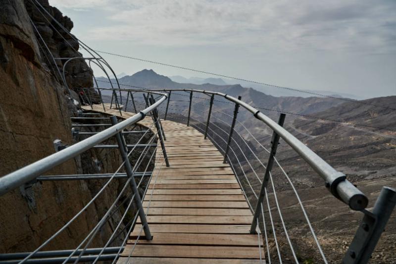 Ras Al Khaimah's Jais Adventure Peak has a Sky Bridge