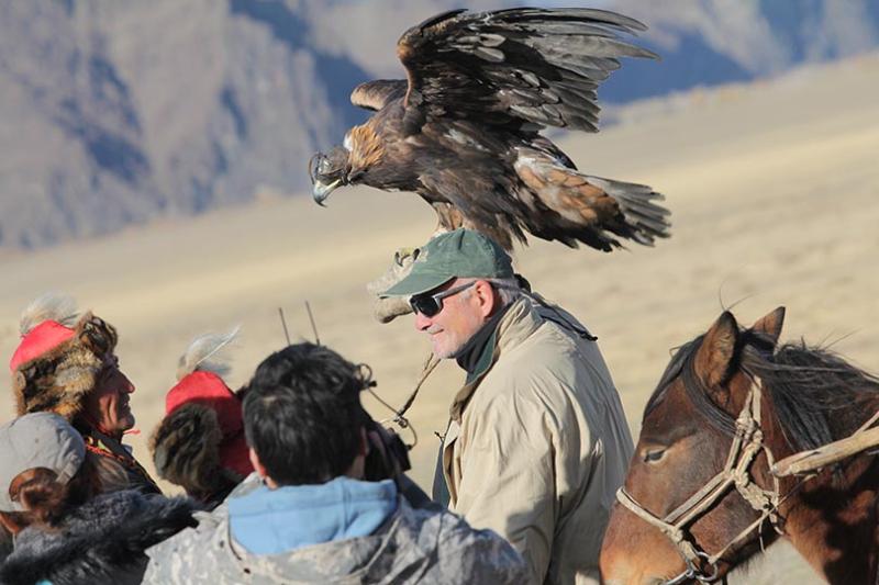 Nomadic Expeditions on funding golden eagle conservation in Mongolia