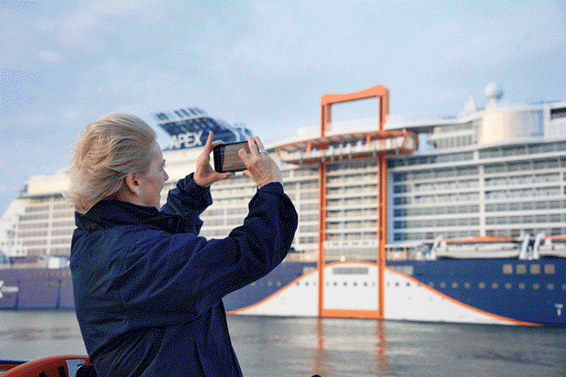 Celebrity Apex sails into UK ahead of transatlantic debut