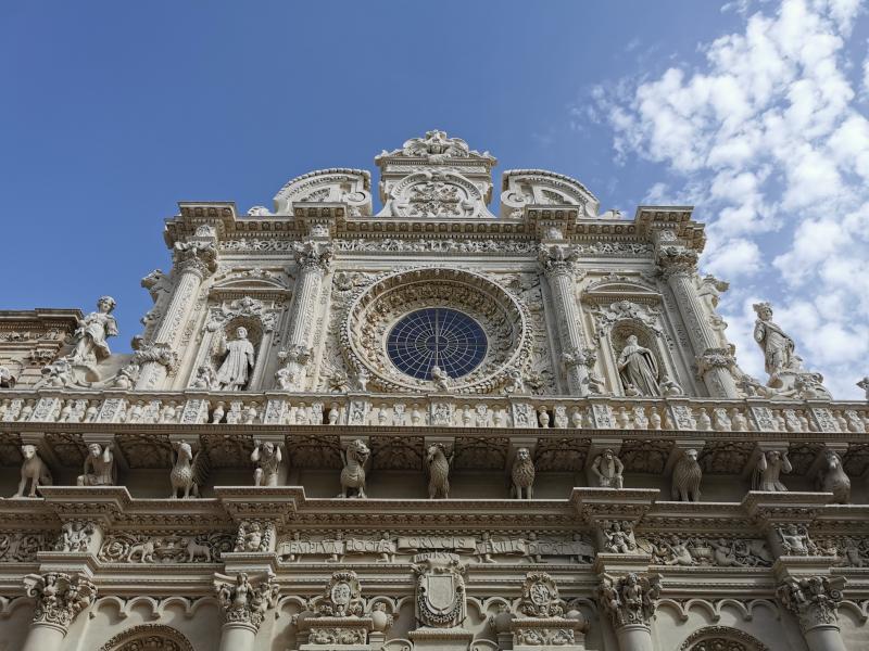 The Church of the Holy Cross in Lecce is a fine example of Baroque architecture