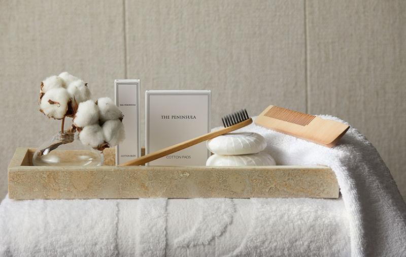 New bathroom amenities are bespoke to each location and sustainable
