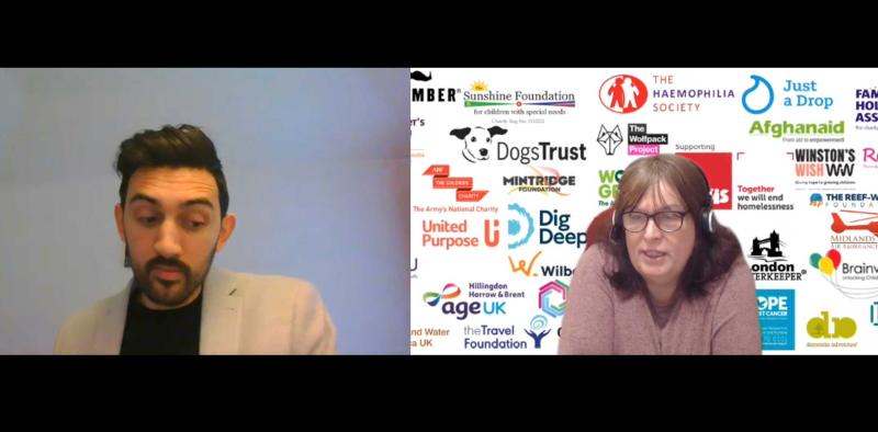 Charitable Travel's Melissa Tilling with Club Med's Matt Stuart