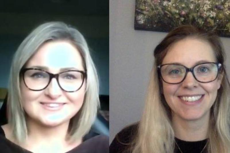 Hays Travel, Weymouth's Hayley Gadd with TTG's Abigail Healy