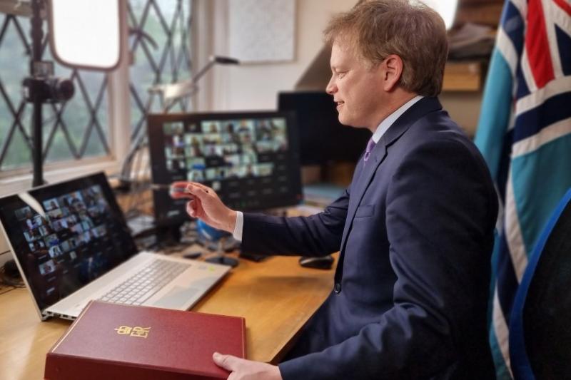 Grant Shapps was the UK's transport secretary during the Covid-19 pandemic (Credit: @GrantShapps / Twitter)