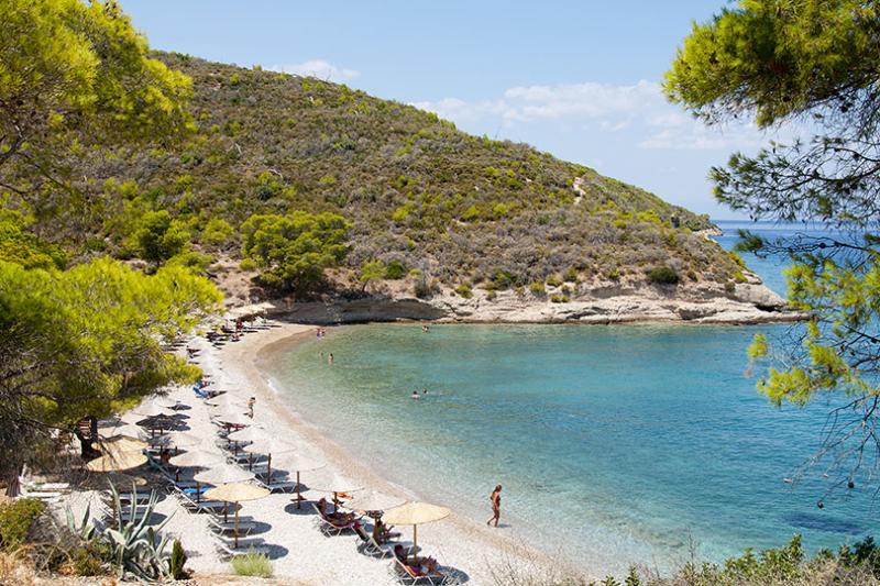 Porto Heli is a short water taxi ride away from the island of Spetses
