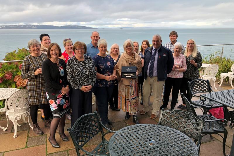 Holland America hosted afternoon tea for Torbay residents last year