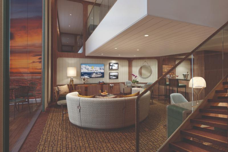 Wintergarden suite onboard Seabourn Venture