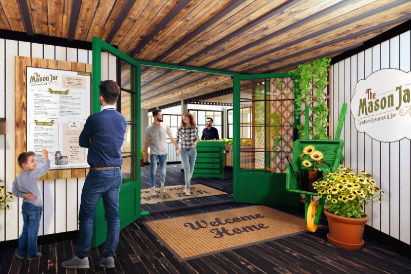Artist's impression of Wonder of the Seas' The Mason Jar Southern Restaurant & Bar